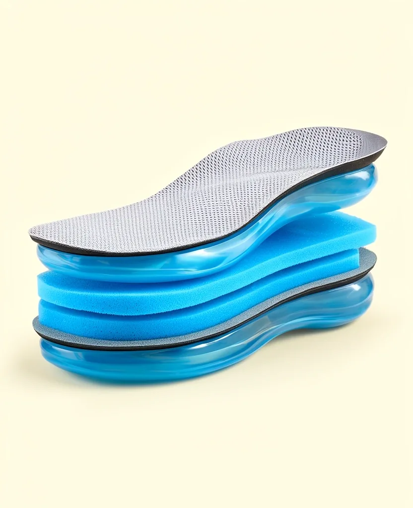 Détails techniques des semelles ergonomiques