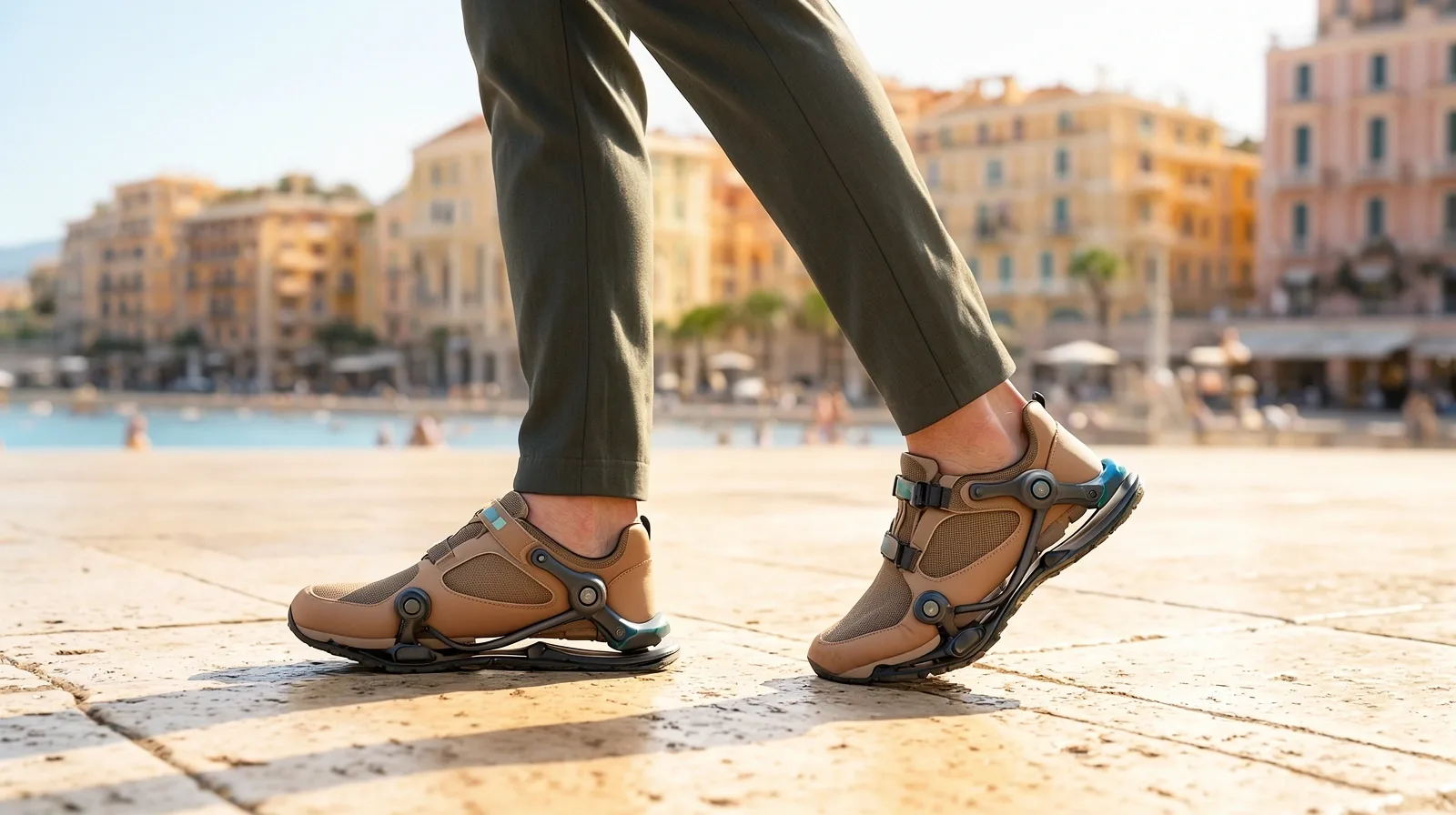 Marche urbaine confortable à Nice